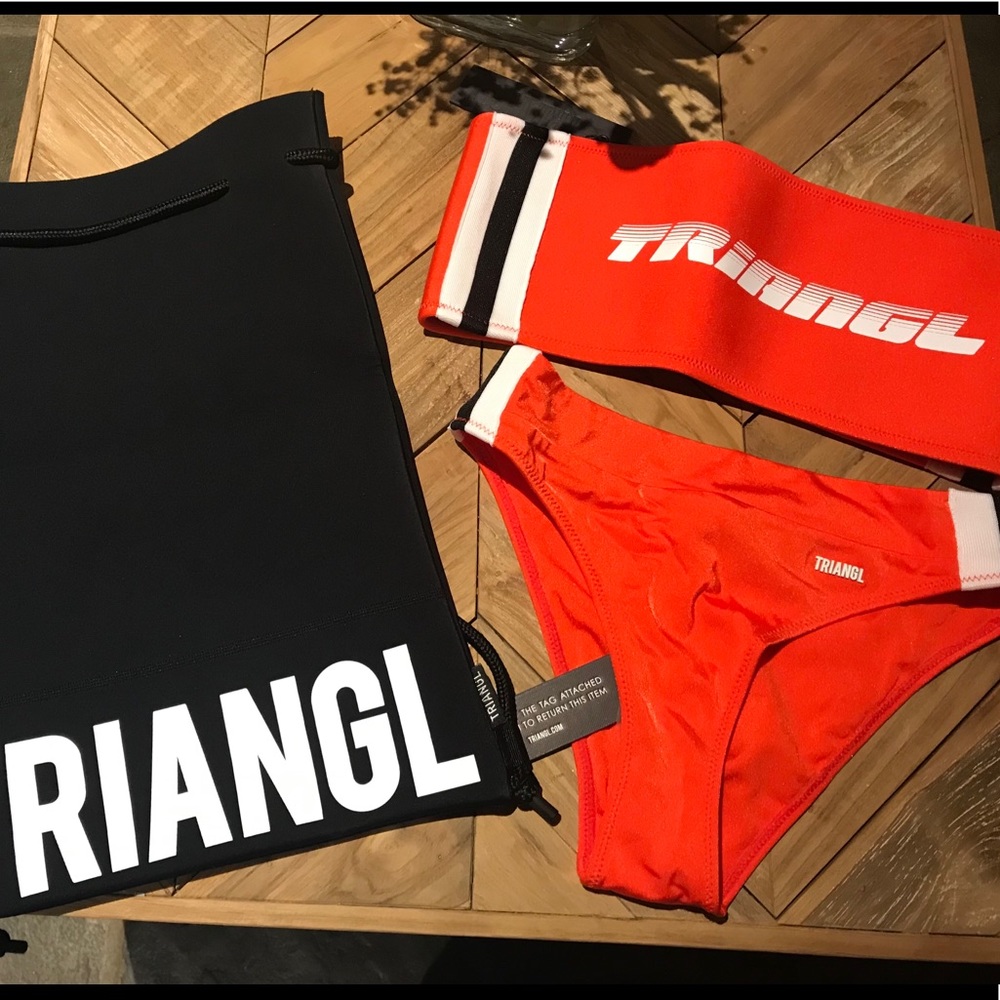 TRIANGL Bikini - New with tags. Top S++, Bottom S